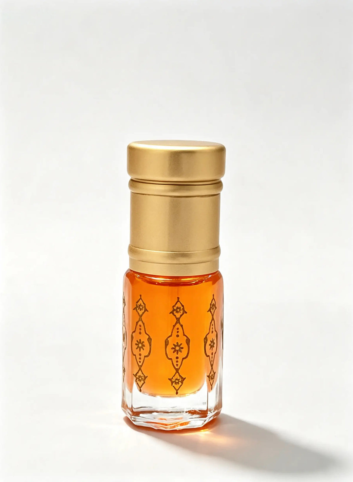 مسك رمان زجاجة عطر شرقي فاخرة بتصميم تراثي