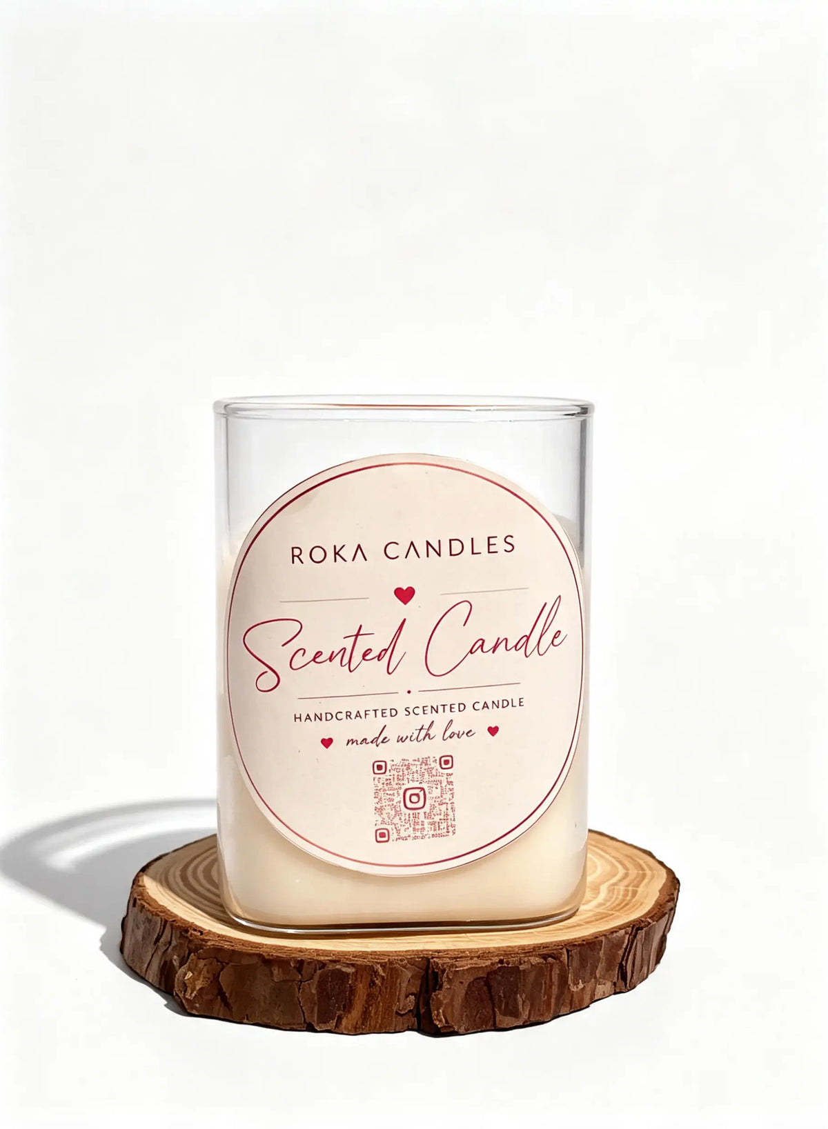 Ice strawberry Candle