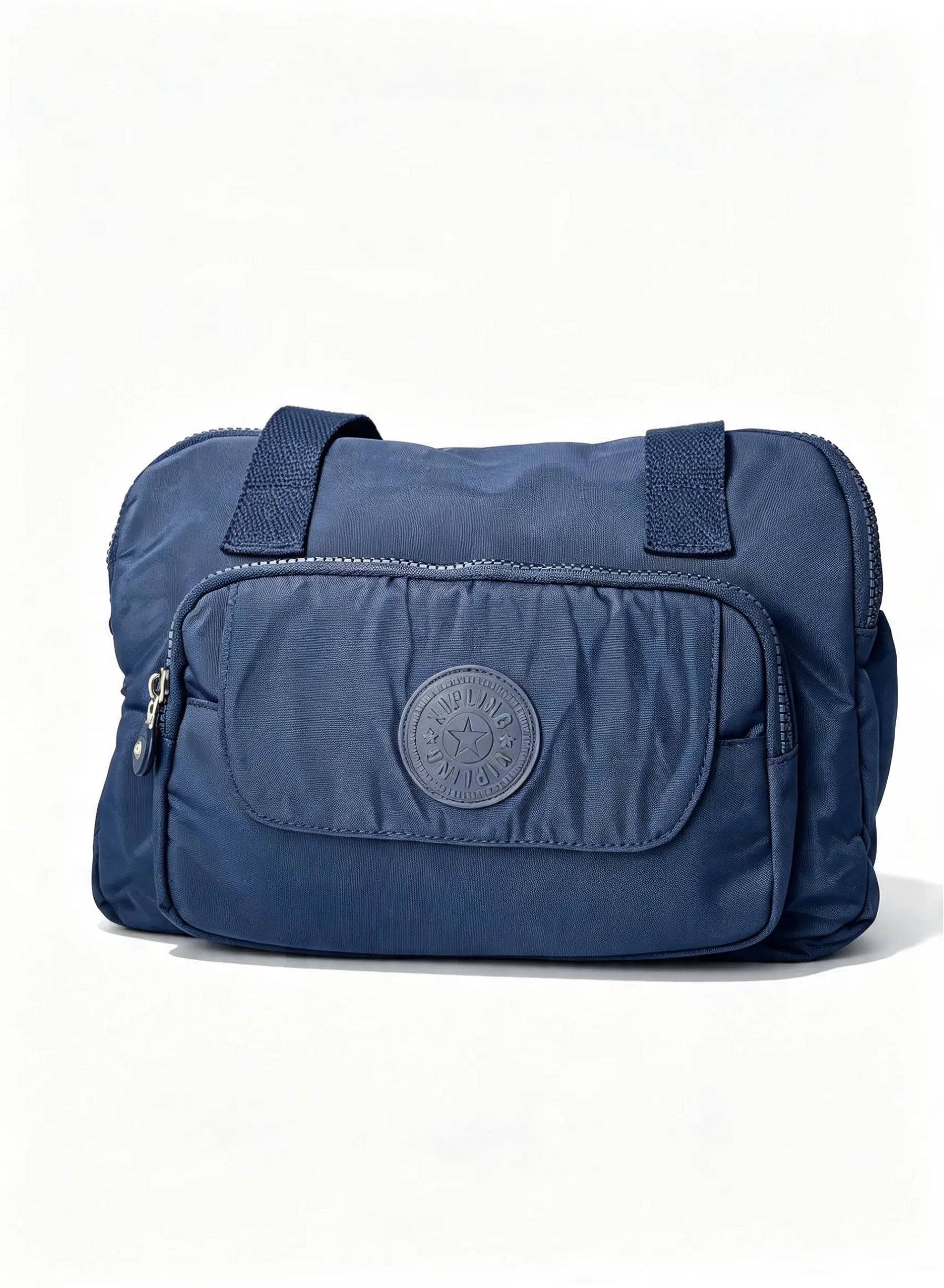 شنطة كتف كحلي بجيب أمامي منفصل - عملية للاستخدام اليومي | Navy Shoulder Bag with Front Pocket - Practical Everyday Design